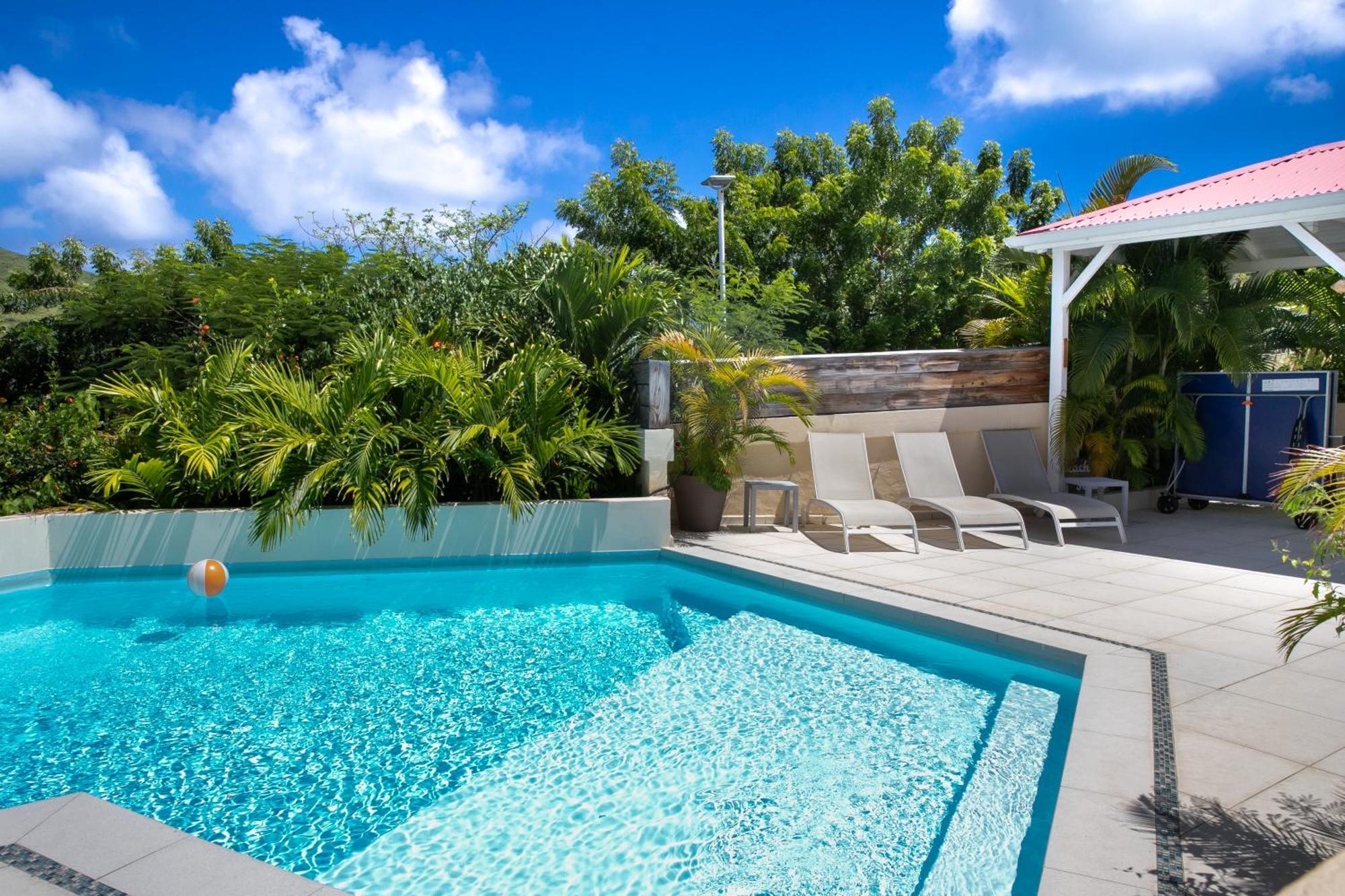 Beautiful Suite S12 With Pool And Sea View Cul de Sac Bagian luar foto