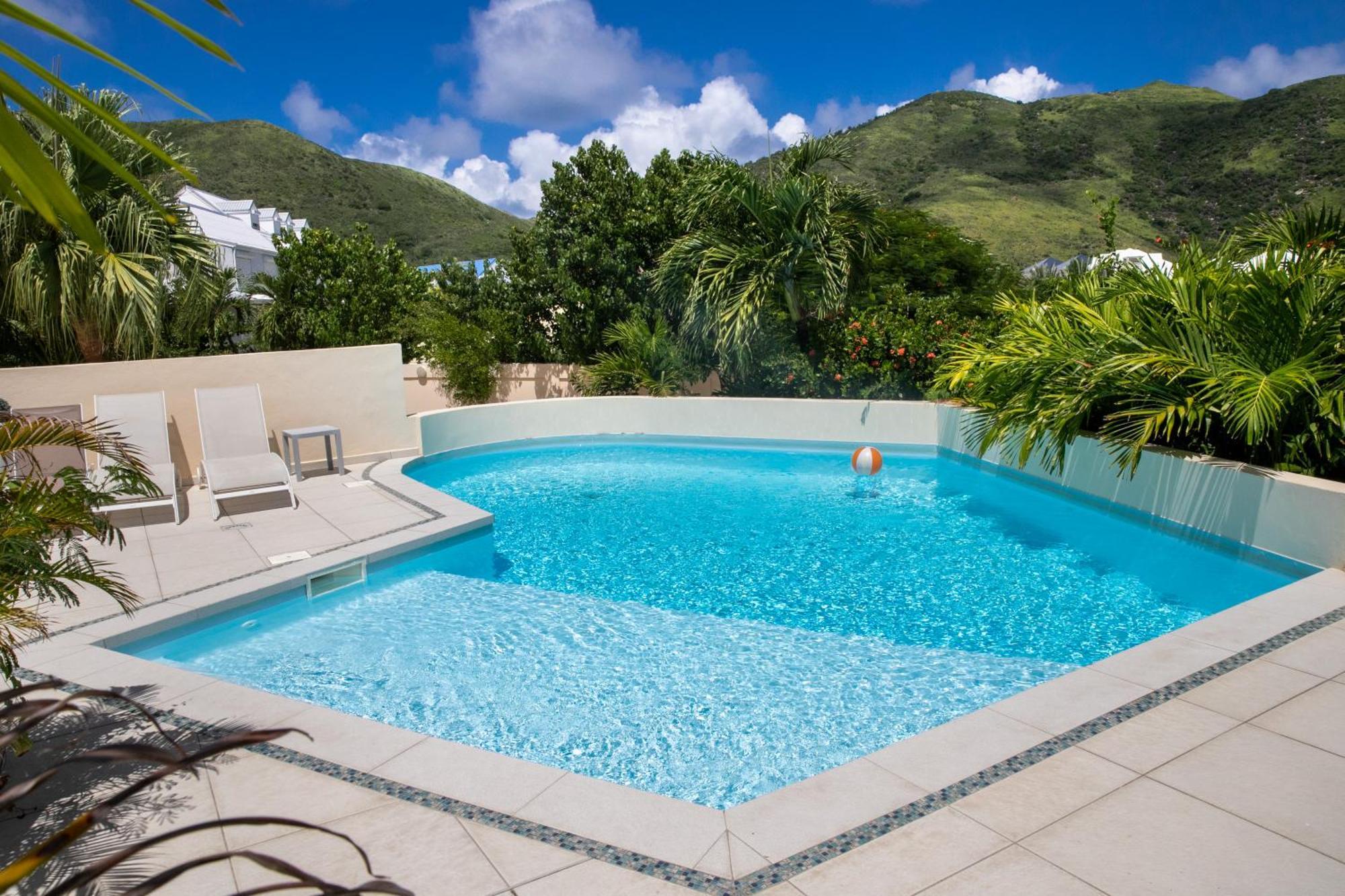 Beautiful Suite S12 With Pool And Sea View Cul de Sac Bagian luar foto